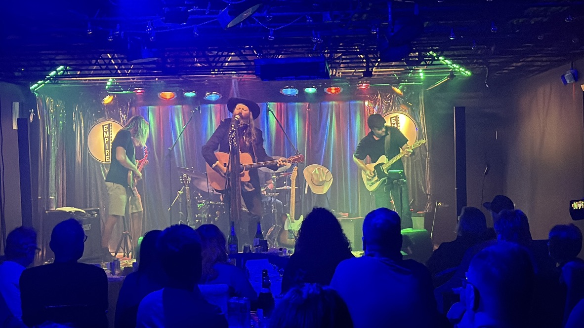 Joe Eddie performing live on stage