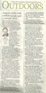 Joe Eddie - Catfish Songs - Brad Dokken - Northland Outdoors - Grand Forks Herald