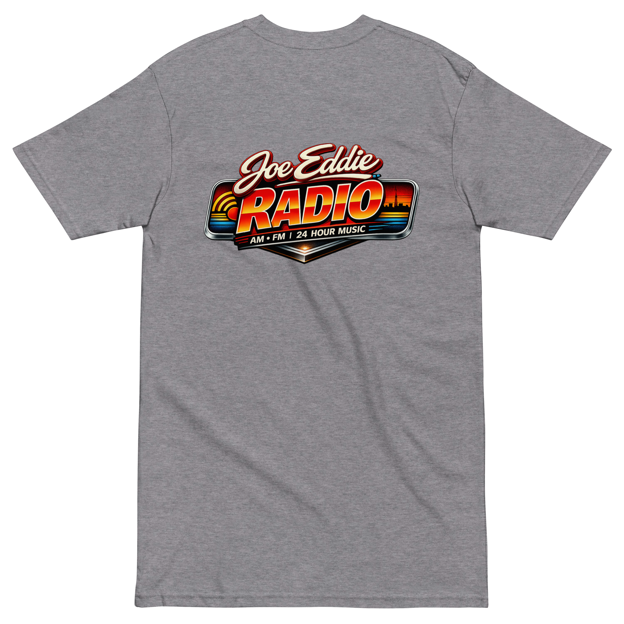 Joe Eddie Radio Men’s Premium Heavyweight Tee - Image 8