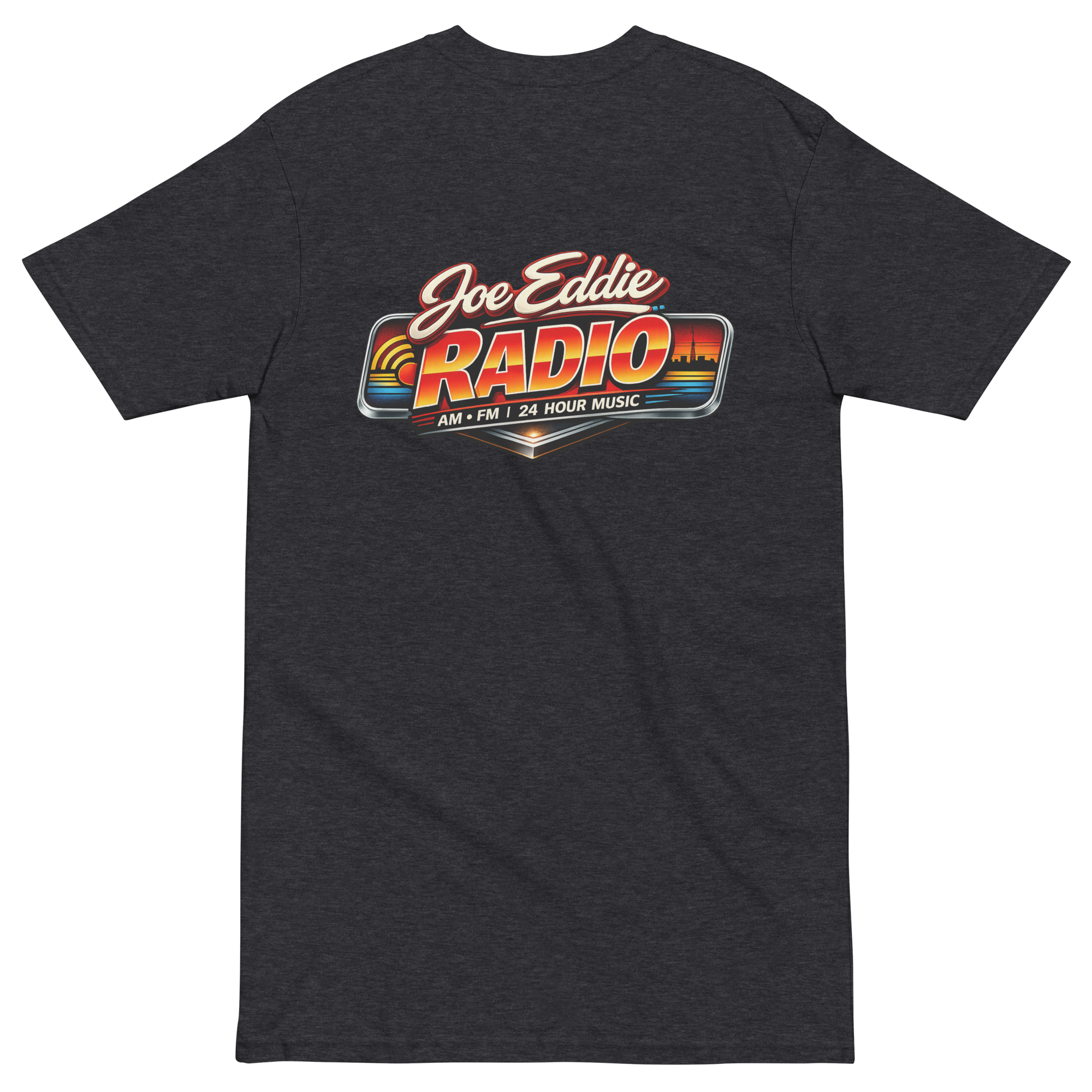 Joe Eddie Radio Men’s Premium Heavyweight Tee - Image 4