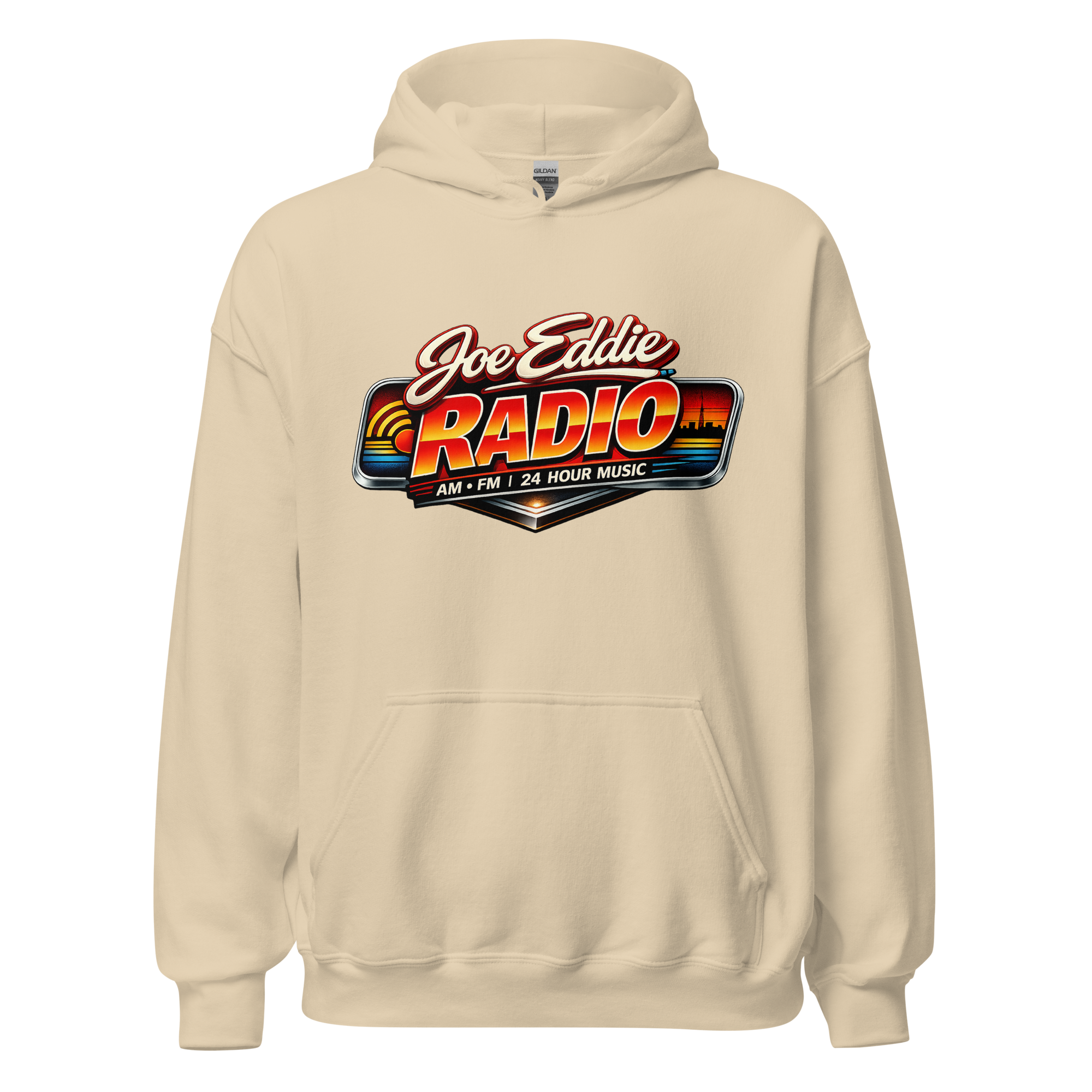 Joe Eddie Radio Unisex Heavy Blend Hoodie | Gildan 18500 - Image 3