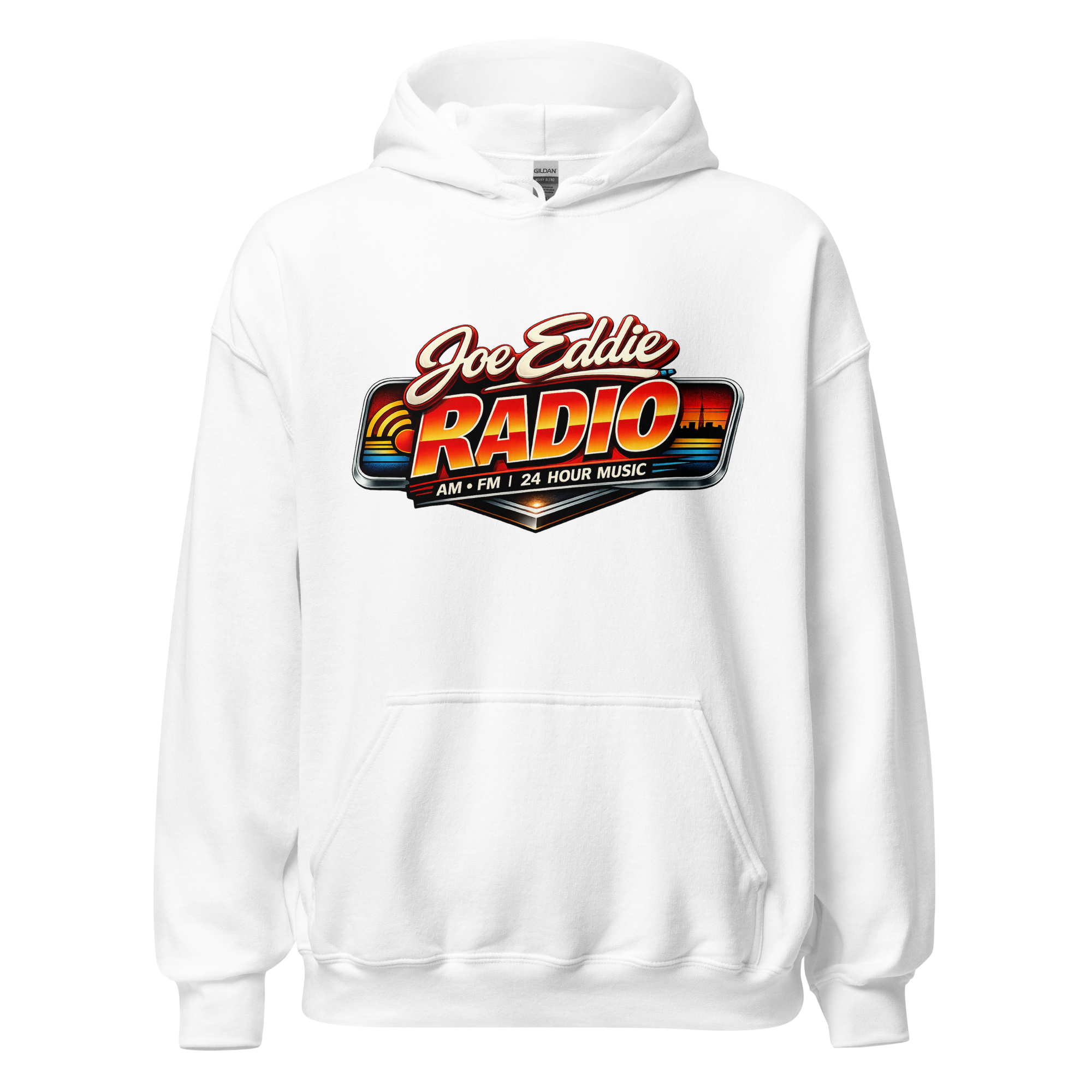 Joe Eddie Radio Unisex Heavy Blend Hoodie | Gildan 18500 - Image 4