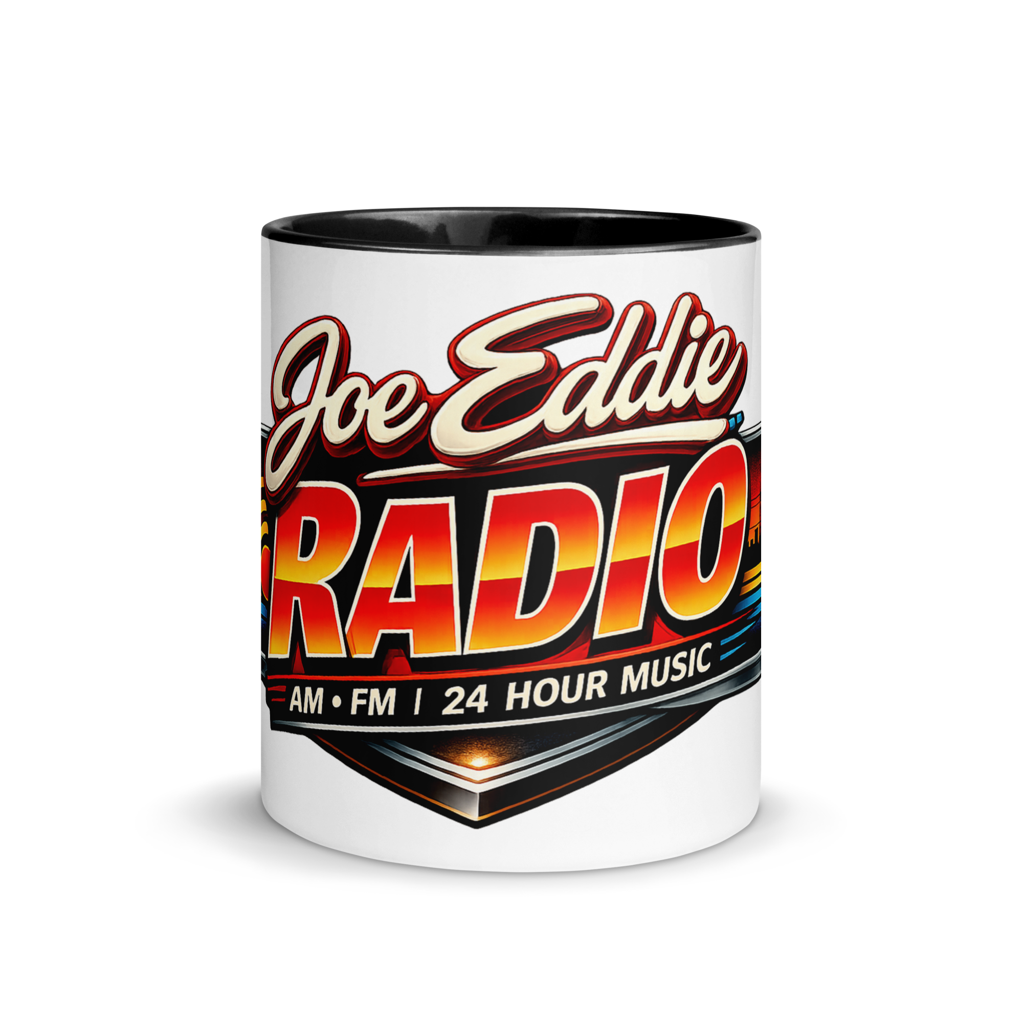 Joe Eddie Radio Mug with Color Inside - Image 3