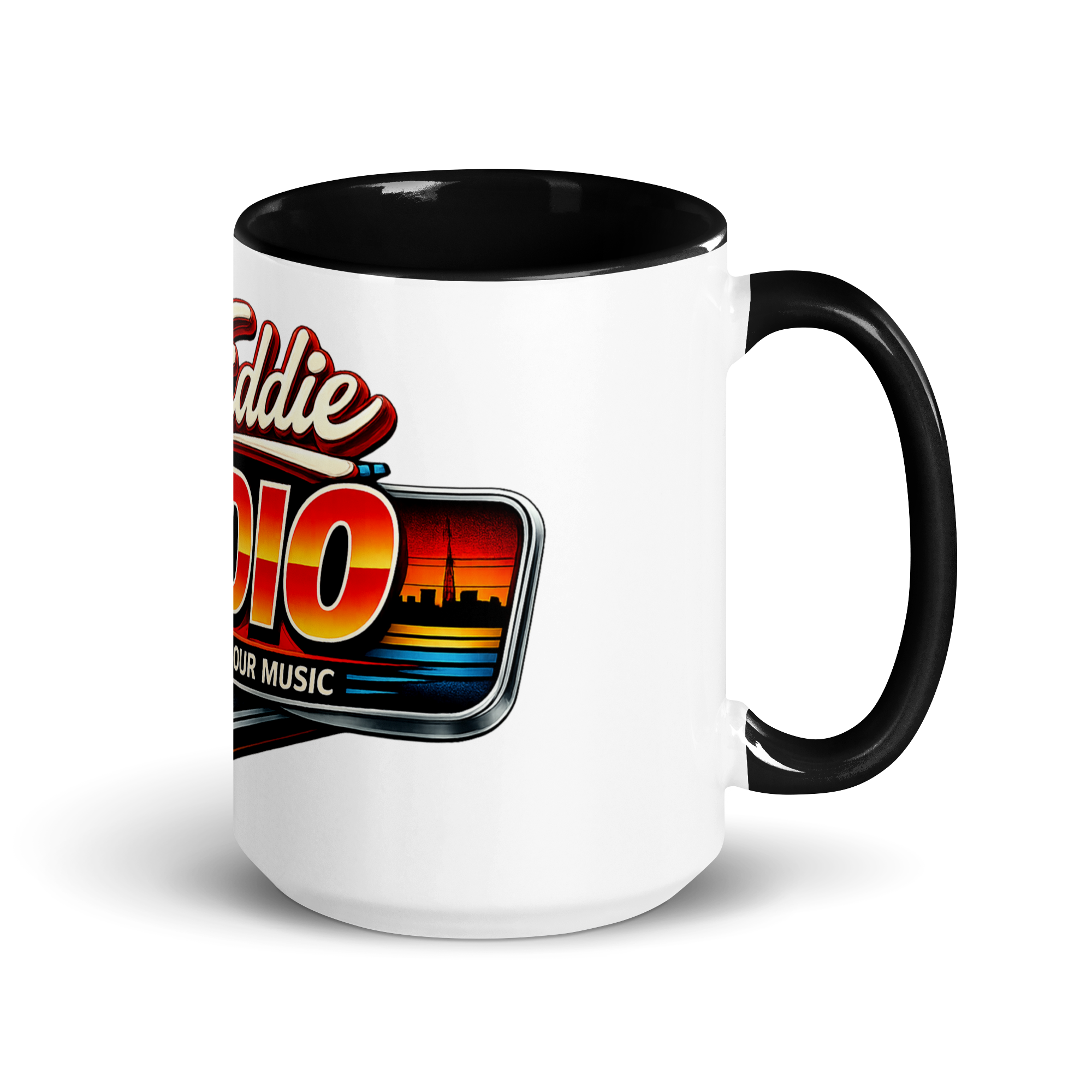Joe Eddie Radio Mug with Color Inside - Image 5