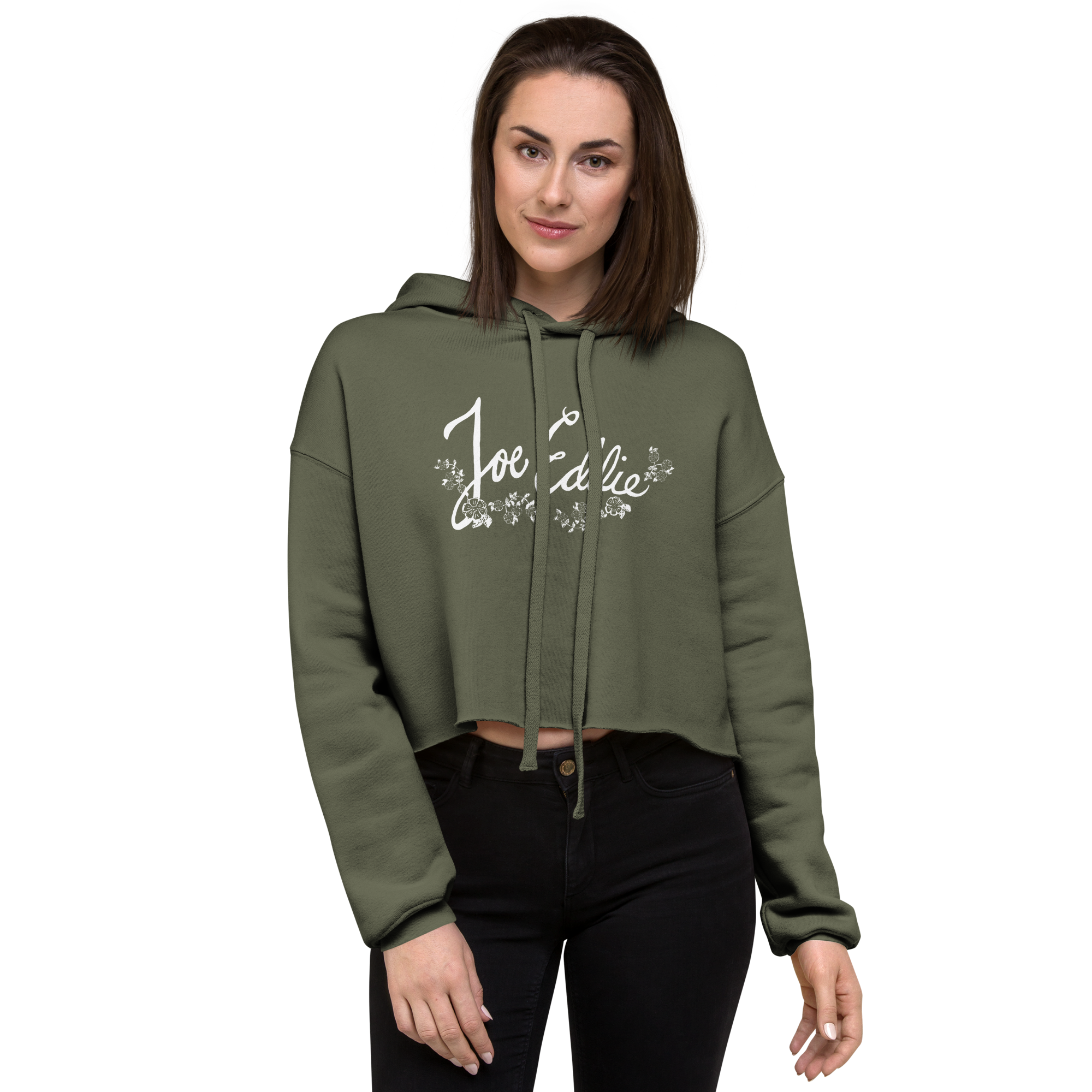 Joe Eddie Women's Classic Logo Crop Hoodie