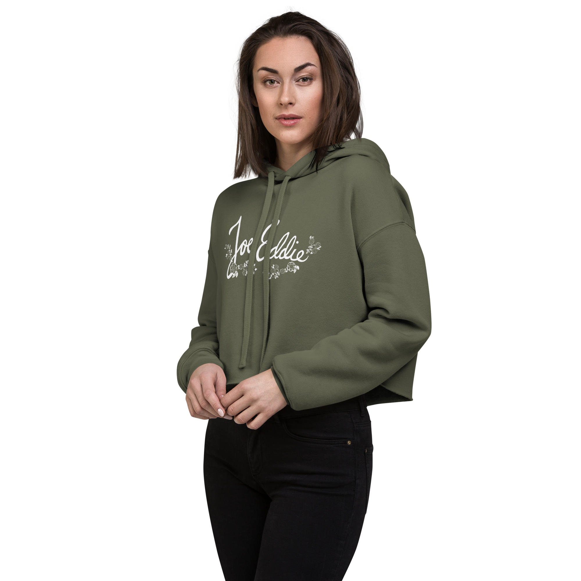 Joe Eddie Women's Classic Logo Crop Hoodie - Image 20