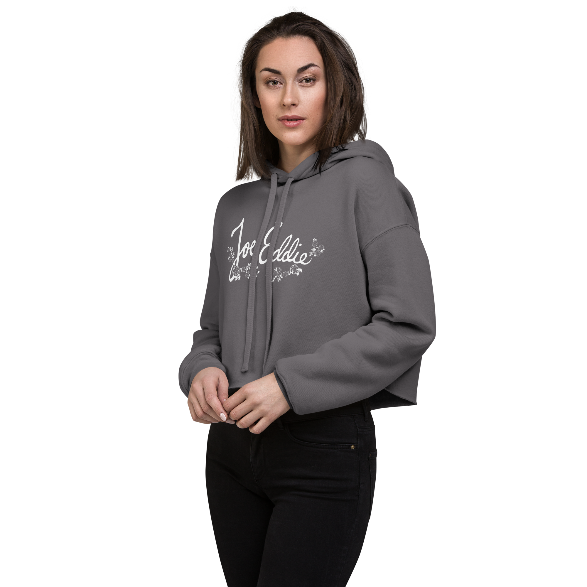 Joe Eddie Women's Classic Logo Crop Hoodie - Image 21